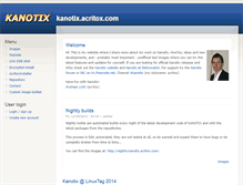 Tablet Screenshot of kanotix.acritox.com